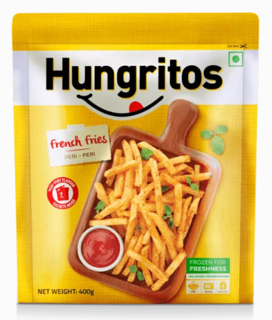 Packaging touts un-fried french fries